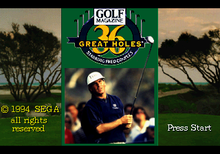 Golf Magazines Presents: 36 Great Holes Starring Fred Couples (32X